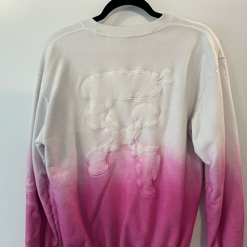 Off-White Ombre Pink and White Sweater - Picture 3 of 5